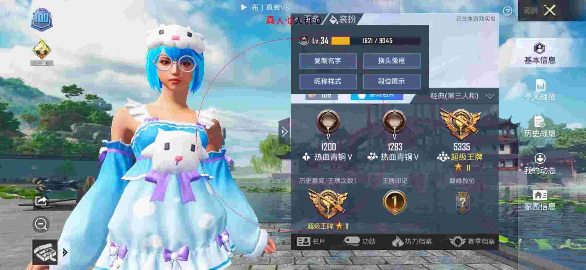 和平精英布丁直装透视 - 和平精英-和平辅助名片设计辅助预览图